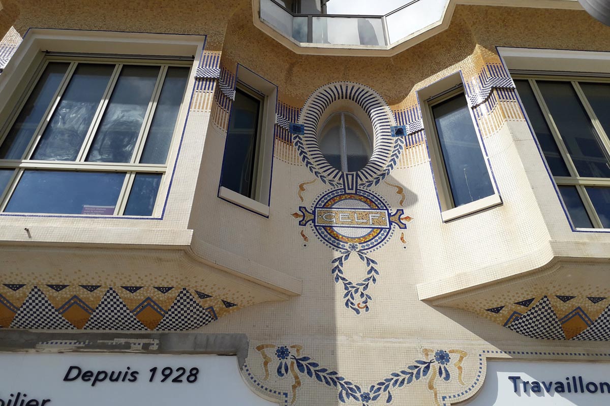 façade odorico de villa aux Sables d’Olonne.